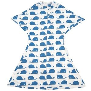 Sleeping Baby Blue Whales Zipadee-Zip Swaddle Transition